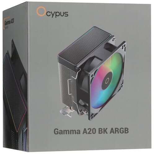 Ocypus Кулер для процессора Ocypus Gamma A20 BK ARGB [Gamma-A20-BK1AAWN00F-GL] черный, фото 12