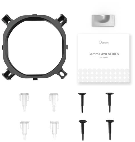 Ocypus Кулер для процессора Ocypus Gamma A20 BK ARGB [Gamma-A20-BK1AAWN00F-GL] черный, фото 20
