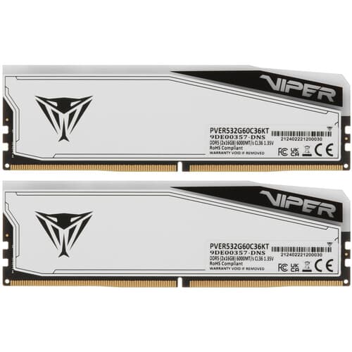 Patriot Memory Оперативная память Patriot Memory VIPER ELITE 5 RGB TUF GAMING ALLIANCE [PVER532G60C36KT] 32 ГБ, фото 3