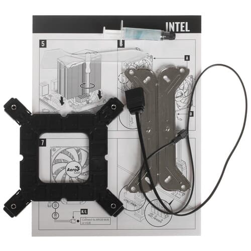 AeroCool Кулер для процессора AeroCool Rime 4 ARGB [ACTC-RM30417.01] черный, фото 9