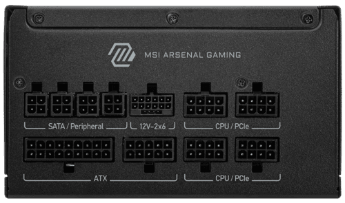 Блок питания MSI MAG A1000GLS PCIE5 [306-7ZPIX11-CE0] черный thumb 4