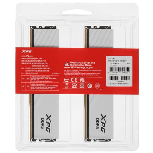 XPG (ADATA) Оперативная память ADATA XPG Lancer Blade [AX5U6000C3016G-DTLABWH] 32 ГБ, фото 3
