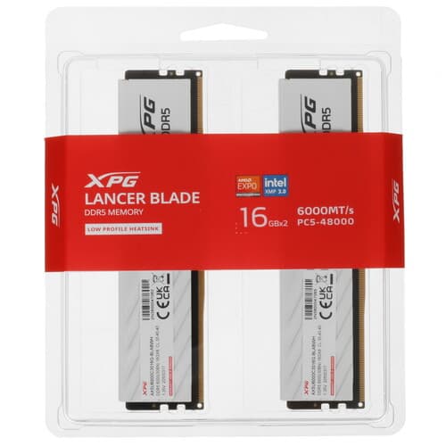 XPG (ADATA) Оперативная память ADATA XPG Lancer Blade [AX5U6000C3016G-DTLABWH] 32 ГБ, фото 4