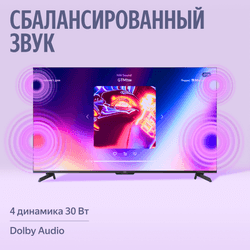 Яндекс 65" (164 см) Телевизор Яндекс ТВ Станция MiniLED YNDX-00098 черный, фото 13