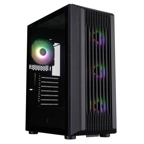 Корпус 1STPLAYER BULLET HUNTER H6 ARGB [H6-BK-4F7] черный thumb 1