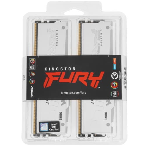 Kingston FURY Оперативная память Kingston FURY Beast White RGB [KF556C40BWAK4-128] 128 ГБ, фото 5