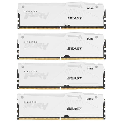 Kingston FURY Оперативная память Kingston FURY Beast White RGB [KF556C40BWAK4-128] 128 ГБ, фото 2