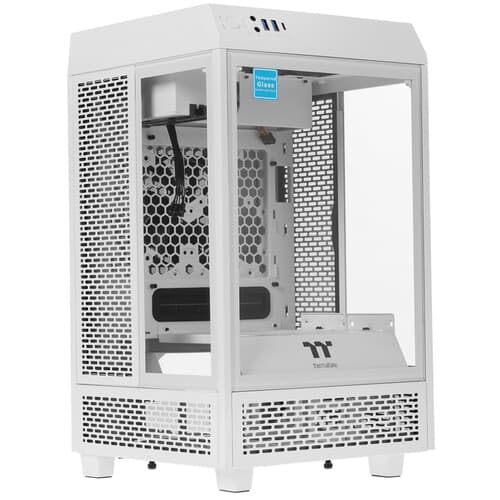 Корпус Thermaltake The Tower 100 Snow [CA-1R3-00S6WN-00] белый thumb 1