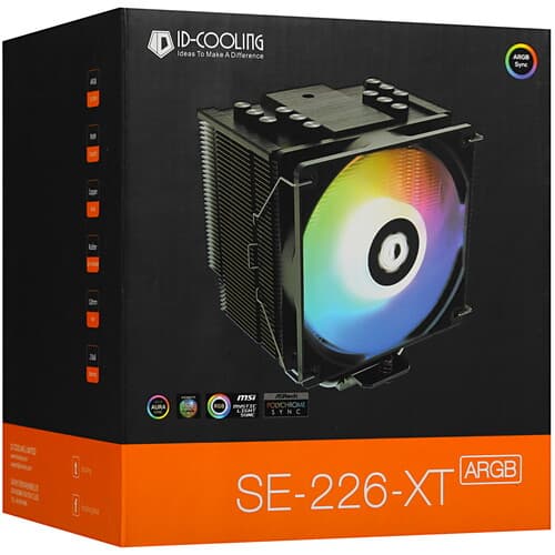 ID-Cooling Кулер для процессора ID-COOLING SE-226-XT ARGB  черный, фото 12