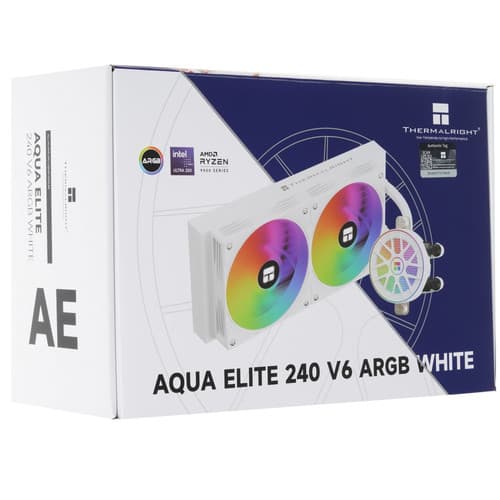 Система охлаждения Thermalright Aqua Elite 240 V6 Argb  белая thumb 12