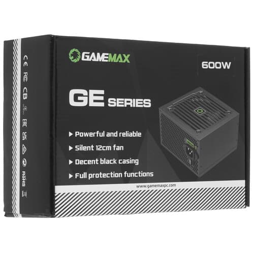 Блок питания GameMax ECO Gamer 600W [GE-600] черный thumb 9