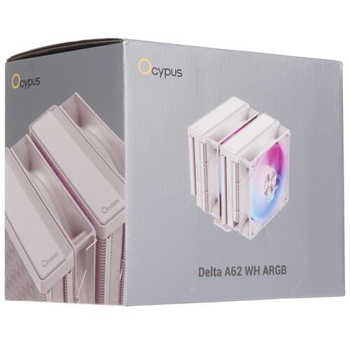 Ocypus Кулер для процессора Ocypus Delta A62 WH ARGB [Delta-A62-WH2NAWN00X-GL] белый, фото 11