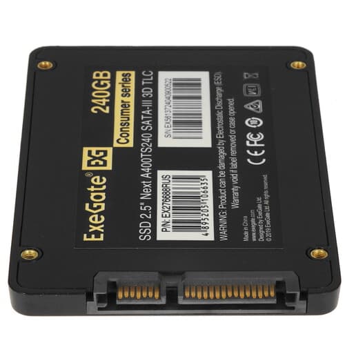 240 ГБ 2.5" SATA накопитель ExeGate Next A400TS240 [EX276688RUS] thumb 3
