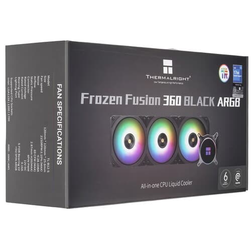 Система охлаждения Thermalright Frozen Fusion 360 ARGB черная thumb 13