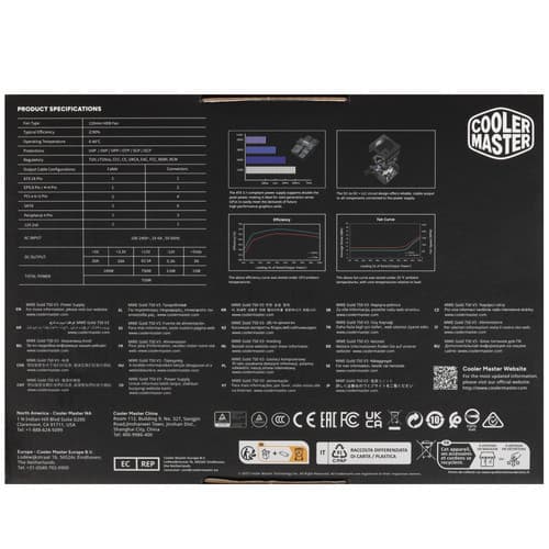 Блок питания Cooler Master MWE GOLD 750 V3 [MPE-7506-ACAG-BEU] черный thumb 7