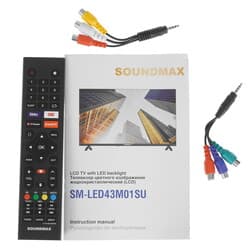 Soundmax 43" (109 см) Телевизор Soundmax SM-LED43M01SU черный, фото 11