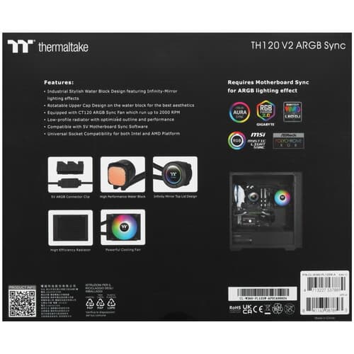 Система охлаждения Thermaltake TH120 V2 ARGB Sync черная thumb 10