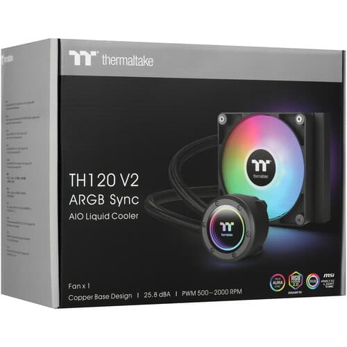 Система охлаждения Thermaltake TH120 V2 ARGB Sync черная thumb 11