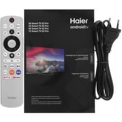 Haier 75" (190 см) Телевизор Haier 75 Smart TV S2 PRO черный, фото 12