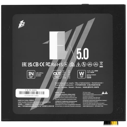 Блок питания 1STPLAYER FK 5.0 [PS-500FK] черный thumb 4