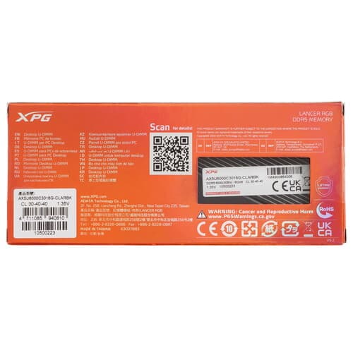 XPG (ADATA) Оперативная память ADATA XPG Lancer RGB [AX5U6000C3016G-CLARBK] 16 ГБ, фото 4