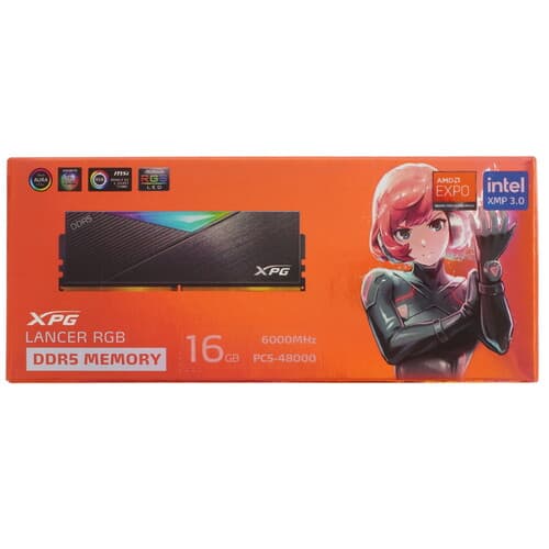 XPG (ADATA) Оперативная память ADATA XPG Lancer RGB [AX5U6000C3016G-CLARBK] 16 ГБ, фото 5