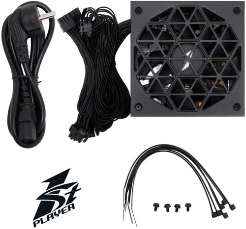 Блок питания 1STPLAYER ACK 650W Black [HA-650AC1] черный thumb 14