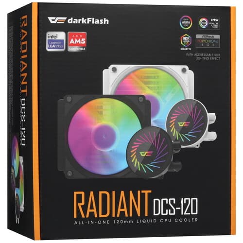 Система охлаждения DarkFlash Radiant DCS 120 черная thumb 11