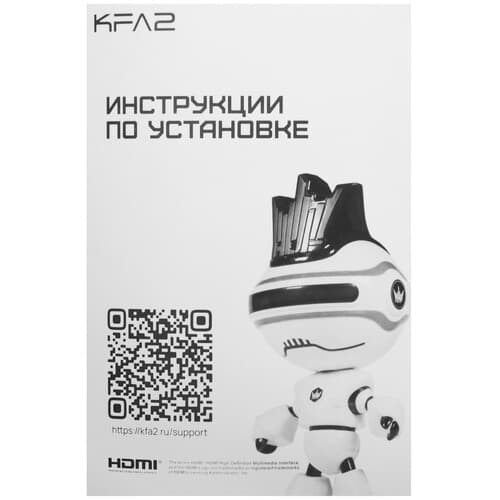 KFA2 Видеокарта KFA2 GeForce RTX 3050 X Black OC RGB [35NSL8MD6YEK], фото 8