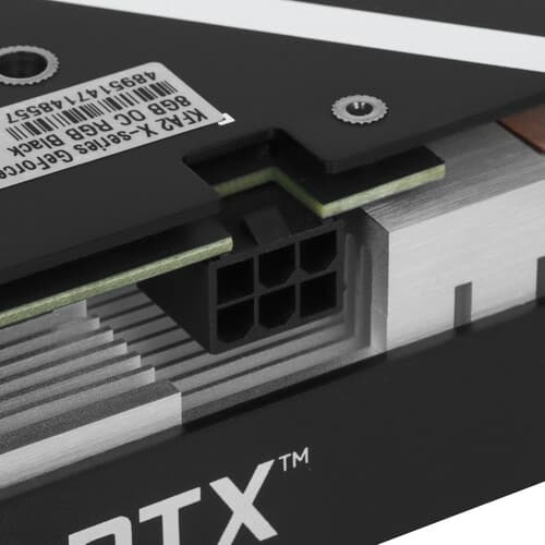 KFA2 Видеокарта KFA2 GeForce RTX 3050 X Black OC RGB [35NSL8MD6YEK], фото 6