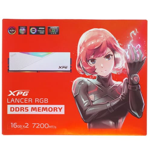XPG (ADATA) Оперативная память ADATA XPG Lancer RGB [AX5U7200C3416G-DCLARWH] 32 ГБ, фото 5