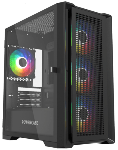 Корпус PowerCase Alisio Micro X4B V2 [CAMCXB-A4] черный thumb 1