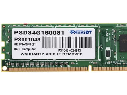Patriot Memory Оперативная память Patriot Signature [PSD34G160081] 4 ГБ, фото 3