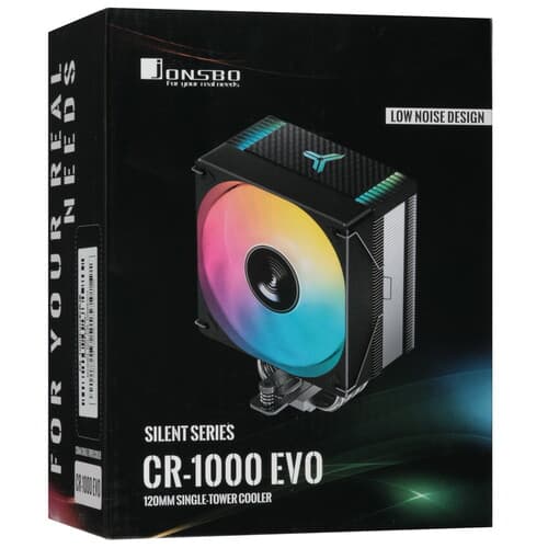 JONSBO Кулер для процессора JONSBO CR-1000 EVO Color Black [CR-1000 EVO Color] черный, фото 12