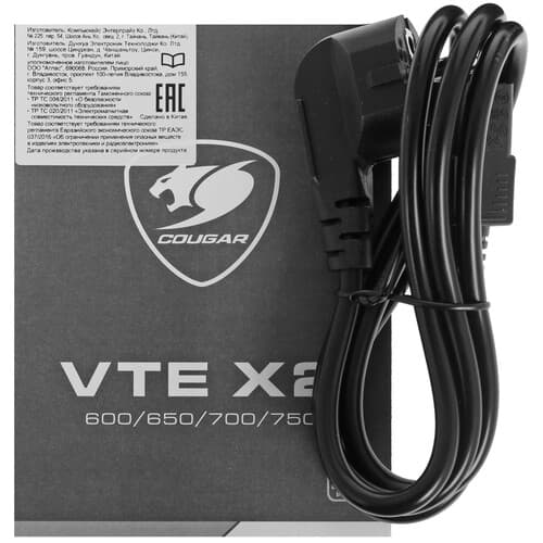 Блок питания Cougar VTE X2 700 [CGR VX-700] черный thumb 7