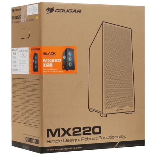 Корпус Cougar MX220 RGB [MX220 Black] черный thumb 16