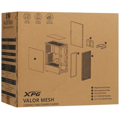 Корпус ADATA XPG VALOR MESH [VALORMESHWOF-WHCWW] белый thumb 15