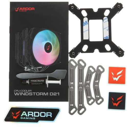 ARDOR GAMING Кулер для процессора ARDOR GAMING Windstorm D21  черный, фото 9