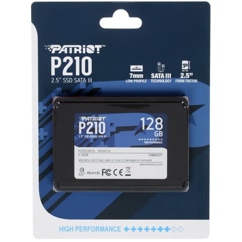 Patriot Memory 128 ГБ 2.5" SATA накопитель Patriot Memory P210 [P210S128G25], фото 5