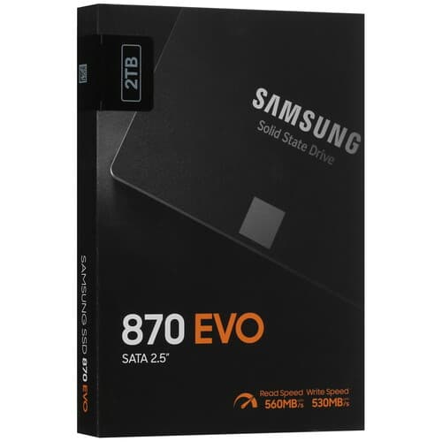 Samsung 2000 ГБ 2.5" SATA накопитель Samsung 870 EVO [MZ-77E2T0BW], фото 6