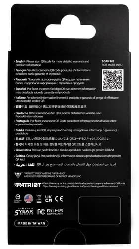 1000 ГБ M.2 NVMe накопитель Patriot Viper PV593 [PV593P1TBM28H] thumb 8