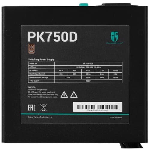Блок питания DEEPCOOL GamerStorm PK750D [R-PK750D-FA0B-WGEU] черный thumb 4
