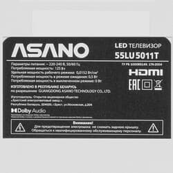 Asano 55" (138 см) Телевизор Asano 55LU5011T белый, фото 6