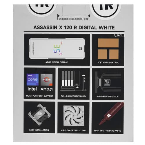 Thermalright Кулер для процессора Thermalright Assassin X 120 R Digital White  белый, фото 12