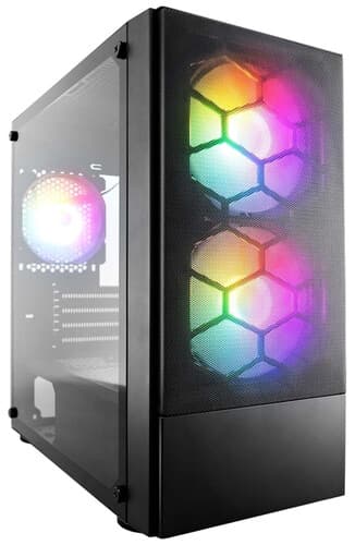 Корпус 1STPLAYER FIREBASE X4-M [X4-M-BK-2F1P-1F1] черный thumb 1