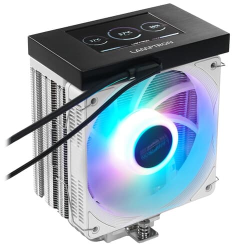Lamptron Кулер для процессора Lamptron DT03512 [LAMP-DT03512AW] белый