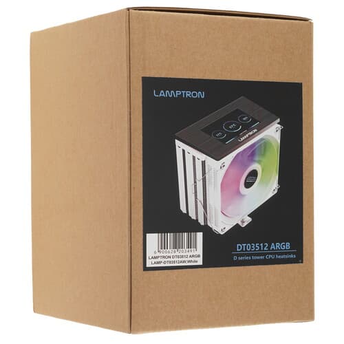 Lamptron Кулер для процессора Lamptron DT03512 [LAMP-DT03512AW] белый, фото 10