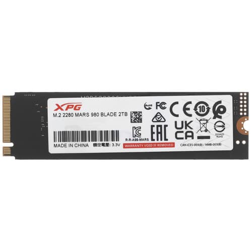 2000 ГБ M.2 NVMe накопитель ADATA XPG MARS 980 BLADE [SMAR-980B-2TCS] thumb 1