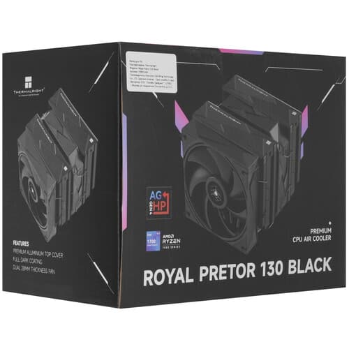 Кулер для процессора Thermalright Royal Pretor 130 BLACK [RP130-BL] черный thumb 12