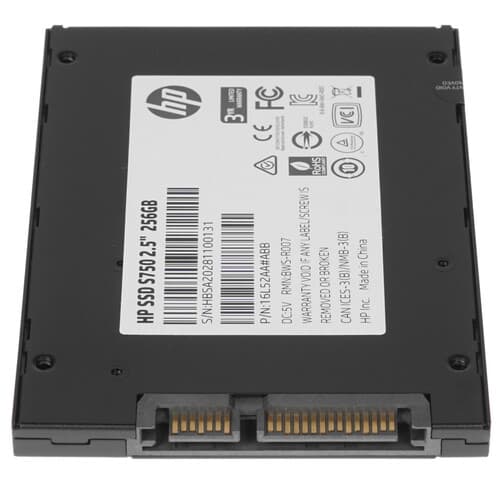 HP 256 ГБ 2.5" SATA накопитель HP S750 [16L52AA#ABB], фото 3